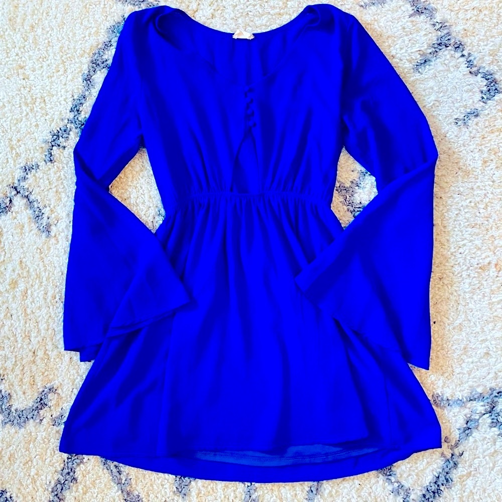 Babydoll cutout dress